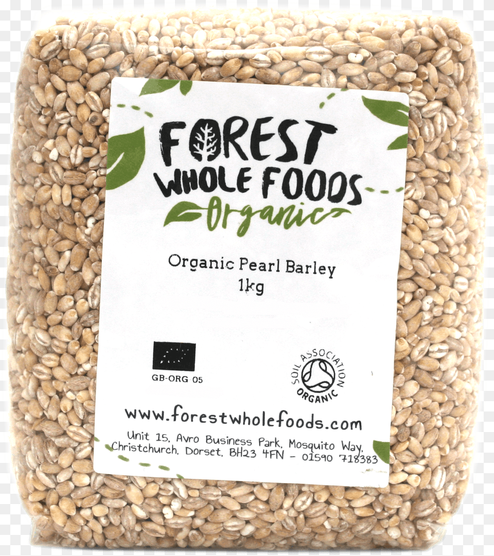 Organic Pearl Barley Organic Food, Produce, Business Card, Grain, Paper Png