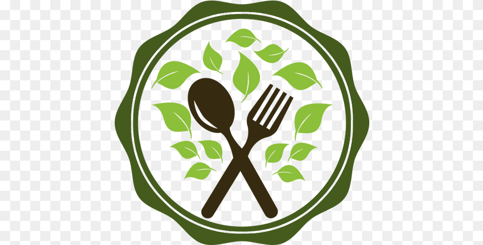 Organic Products Food, Cutlery, Fork, Green, Leaf Free Png Download