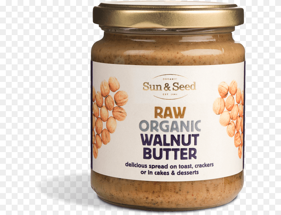 Organic Raw Walnut Butter 250g Sun Amp Seed, Food, Peanut Butter, Alcohol, Beer Png