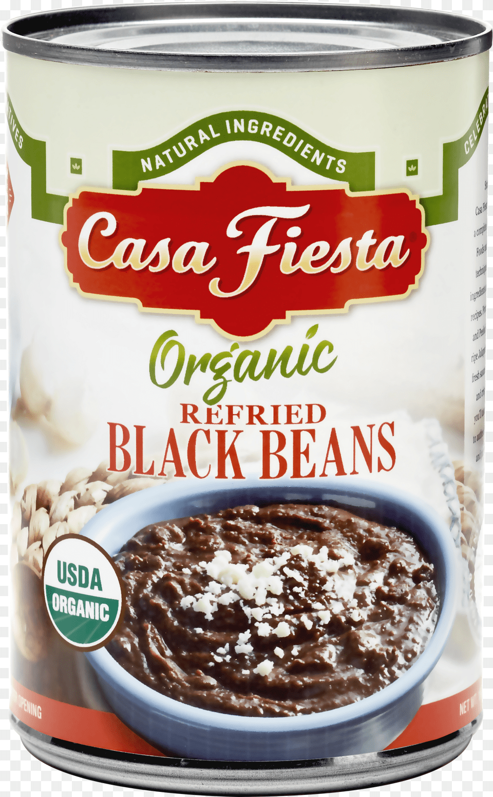 Organic Refried Black Beans Can Cfedits Casa Fiesta Organic Dark Red Kidney Png