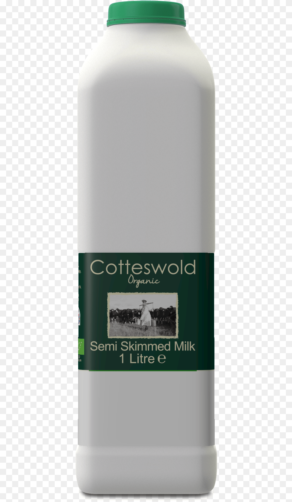 Organic Semi Skimmed Litre, Bottle, Person Png Image