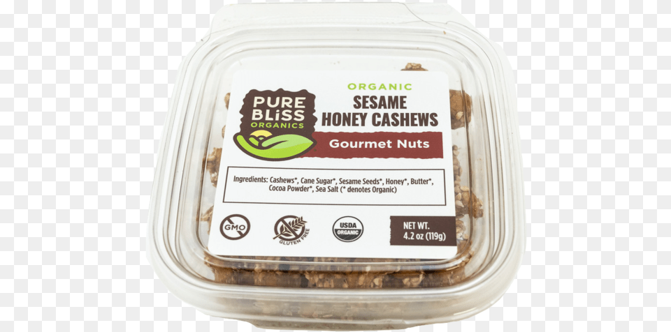 Organic Sesame Honey Cashews Gourmet Nuts Pure Bliss Nuts, Food, Grain, Granola, Produce Free Png Download