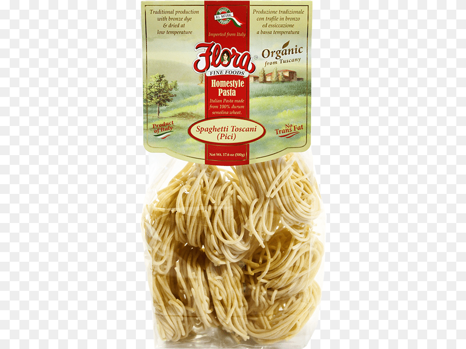 Organic Spaghetti Toscani Pici Organic Spaghetti, Food, Noodle, Pasta, Vermicelli Free Transparent Png