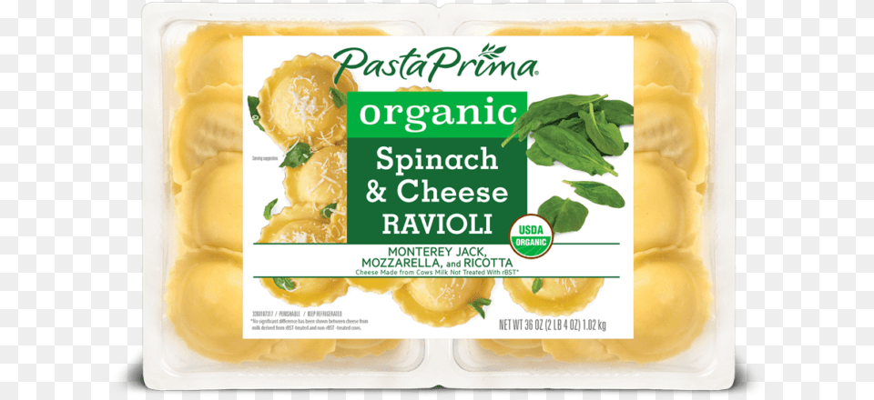 Organic Spinach Amp Cheese Ravioli Raviolis At Costco, Food, Pasta Free Png