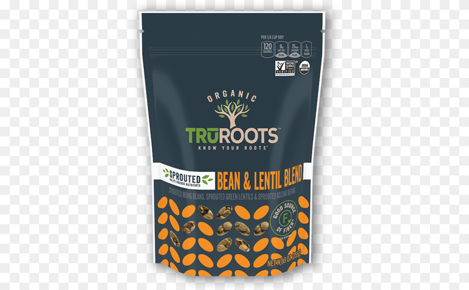 Organic Sprouted Bean Amp Lentil Blend Truroots Organic Sprouted Quinoa, Electronics, Mobile Phone, Phone, Food Free Png Download