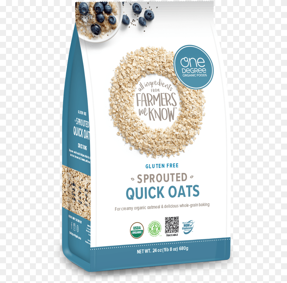 Organic Sprouted Quick Oats Oats, Breakfast, Food, Oatmeal, Qr Code Png