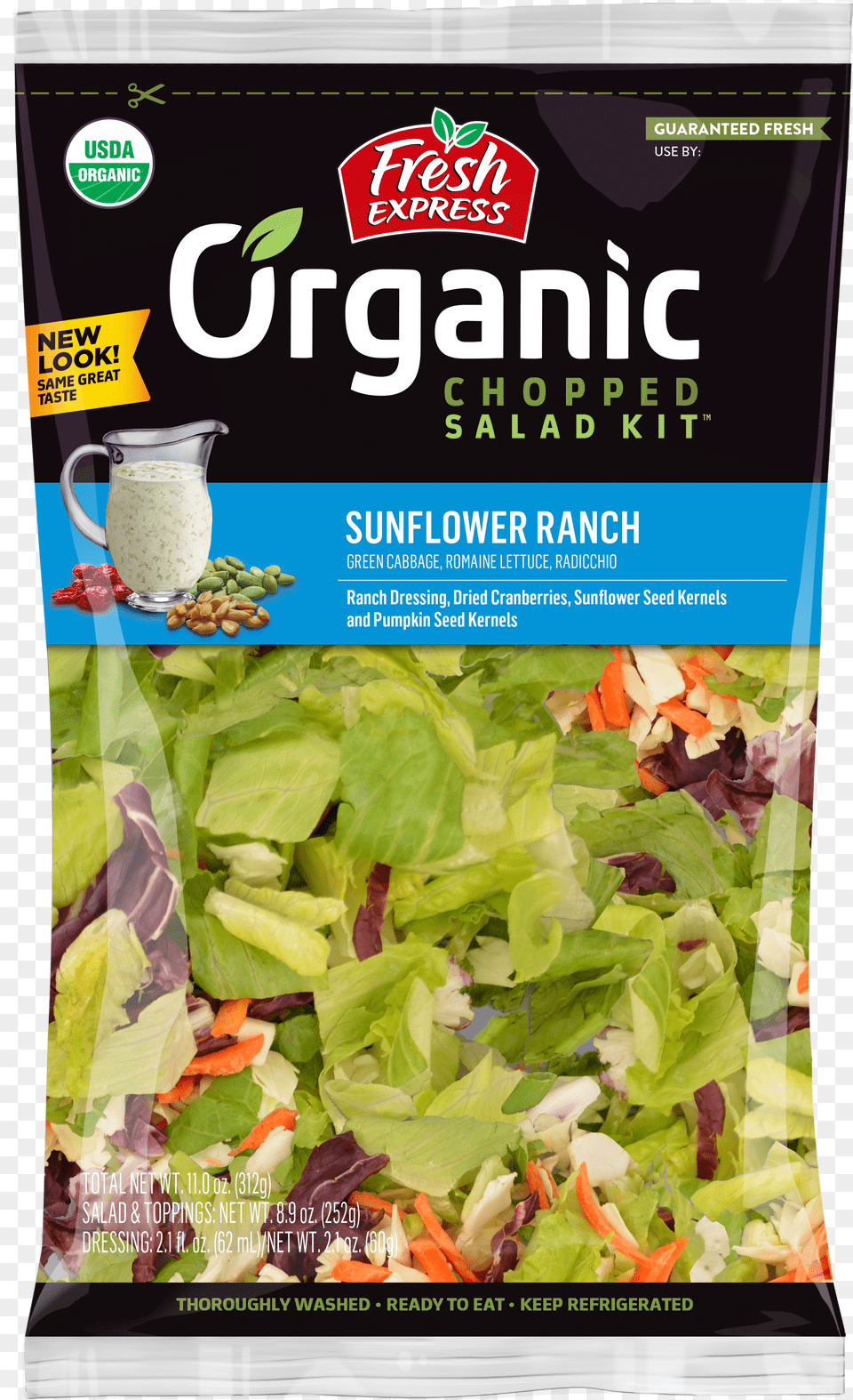 Organic Sunflower Ranch Chopped Kit Png