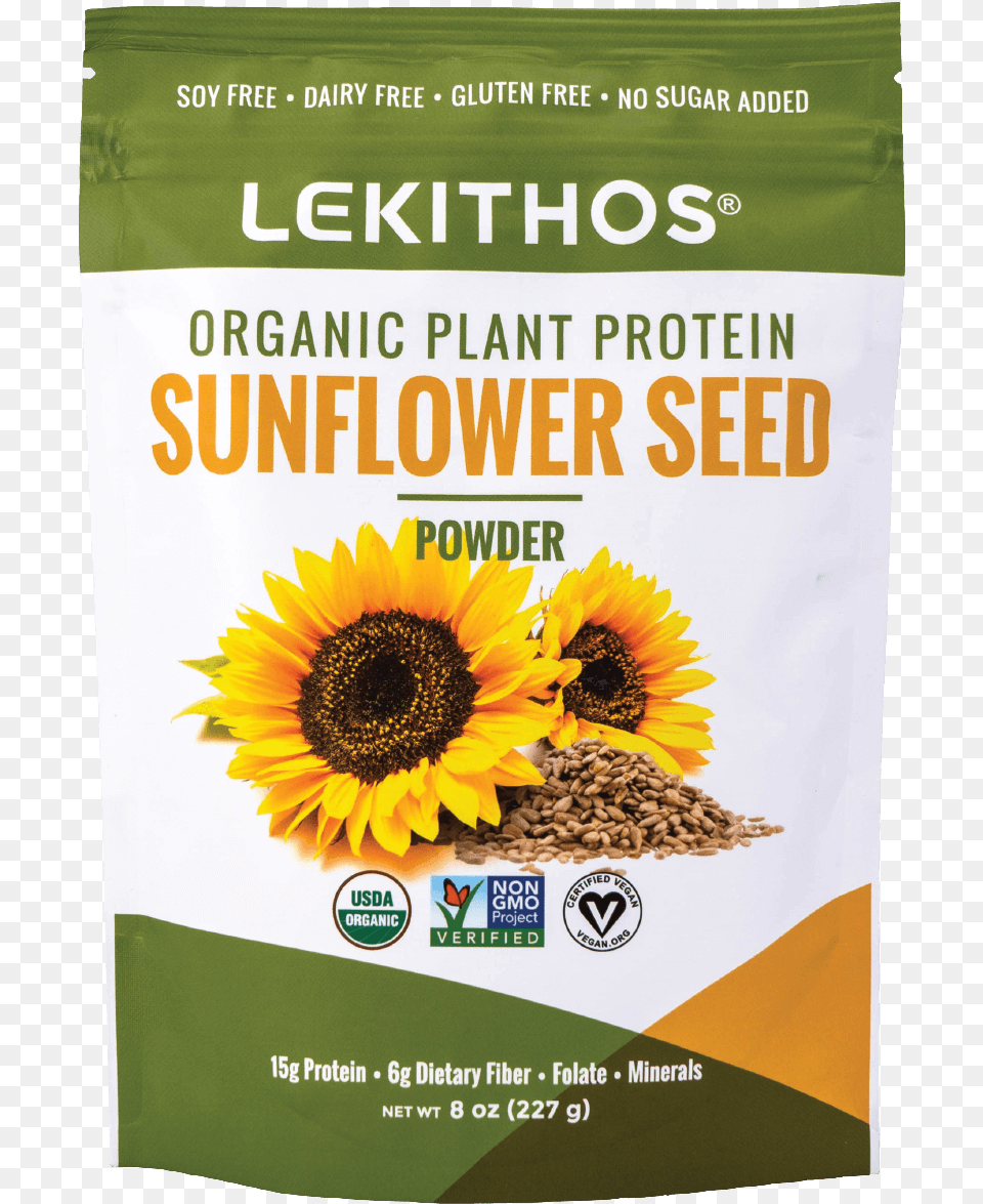 Organic Sunflower Seed Protein Sunflower Protein, Advertisement, Flower, Plant, Poster Png Image