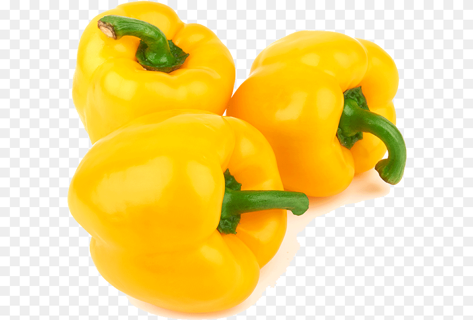Organic Sweet Yellow Pepper Yellow Bell Pepper, Bell Pepper, Food, Plant, Produce Free Png