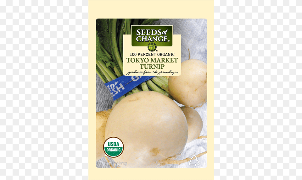 Organic Tokyo Market Turnip Seeds Usda Organic, Produce, Food, Egg, Vegetable Free Transparent Png