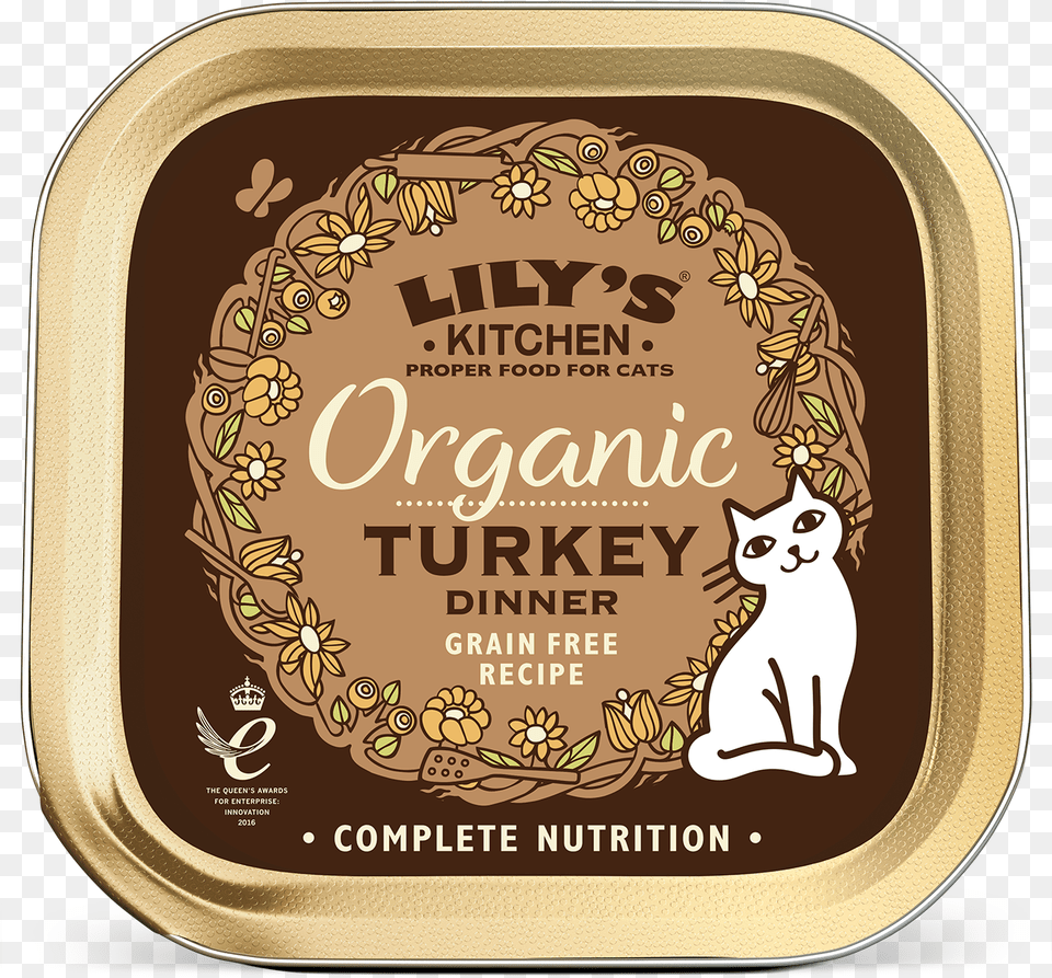 Organic Turkey Dinner Lily39s Kitchen Cat Organic Fish Tray 85g, Tin Free Transparent Png