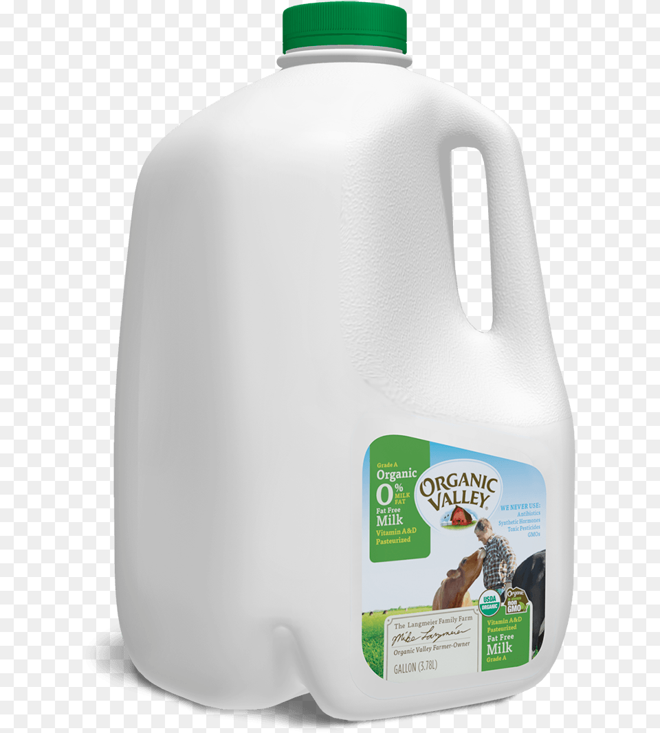 Organic Valley, Beverage, Milk, Person, Jug Free Transparent Png