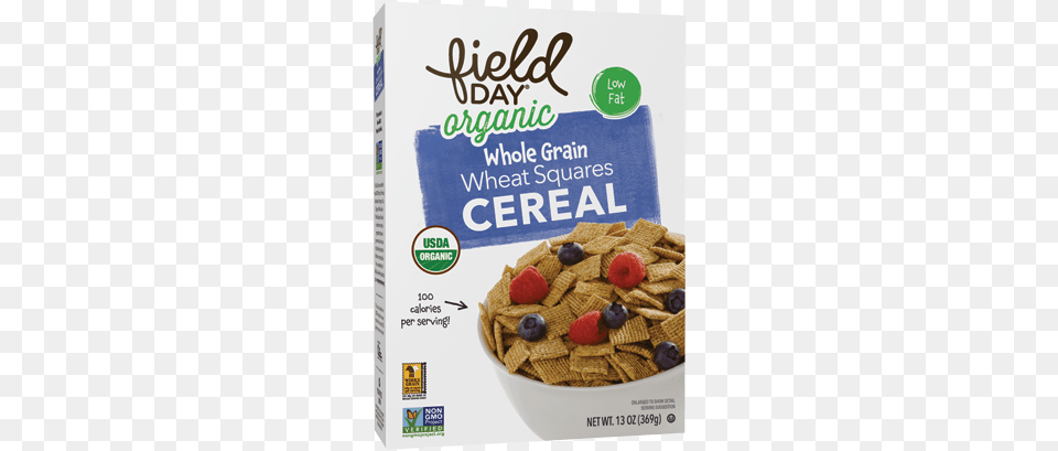 Organic Wheat Squares Whole Grain Cereal Field Day Bar Snack Chocolate Crispy Rice Organic, Food, Berry, Fruit, Plant Free Png