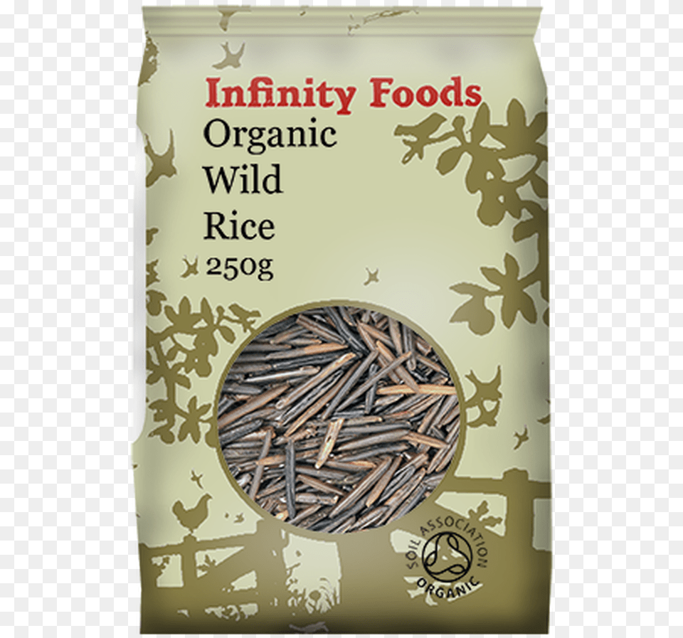 Organic Wild Rice 250g Infinity Foods Organic Chia Seeds, Book, Publication, Advertisement, Poster Free Png