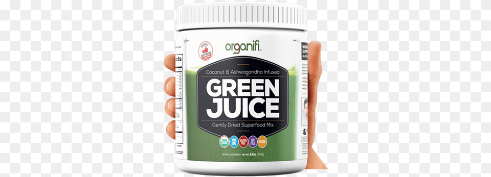 Organifi Green Juice Super Food Supplement, Can, Tin Free Transparent Png