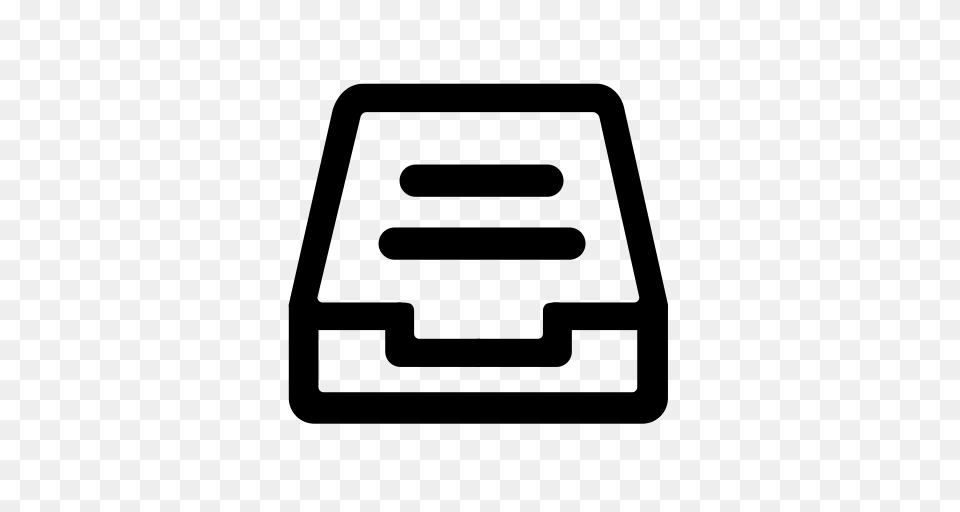 Organization Archives Archives Delete Folder Icon With, Gray Png