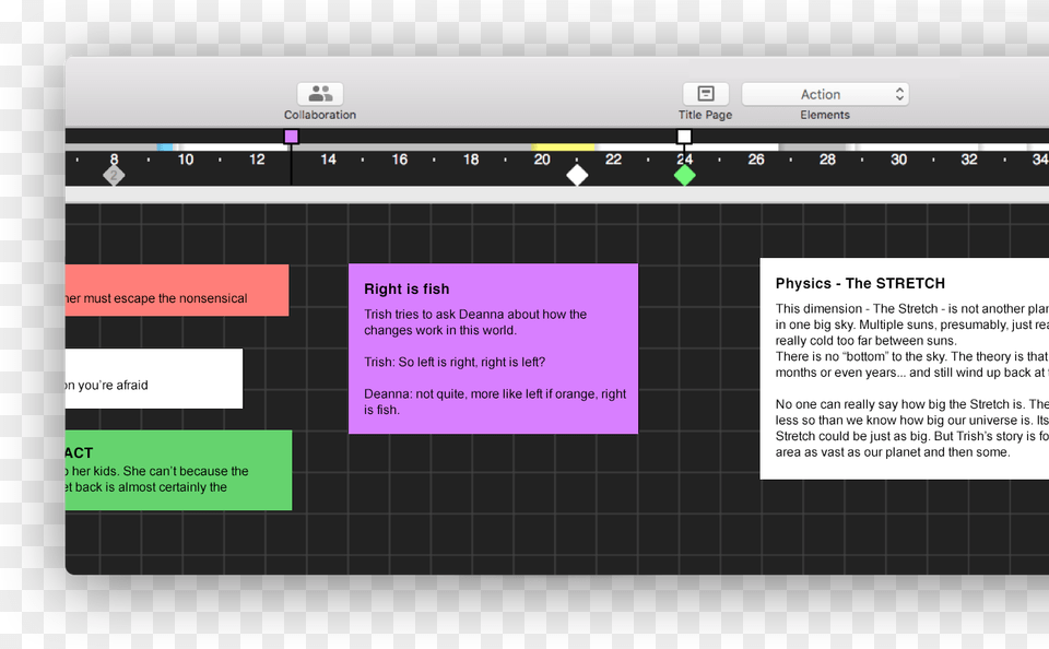 Organize Your Script Using Final Draft 11 S Refined Final Draft Beat Board Examples, Computer Hardware, Electronics, Hardware, Monitor Png