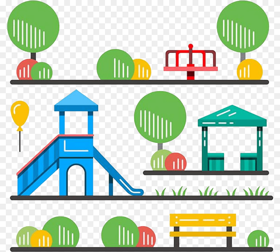 Organized Clipart Park Facilities Clipart, Outdoors, Play Area, Outdoor Play Area, Bench Free Transparent Png