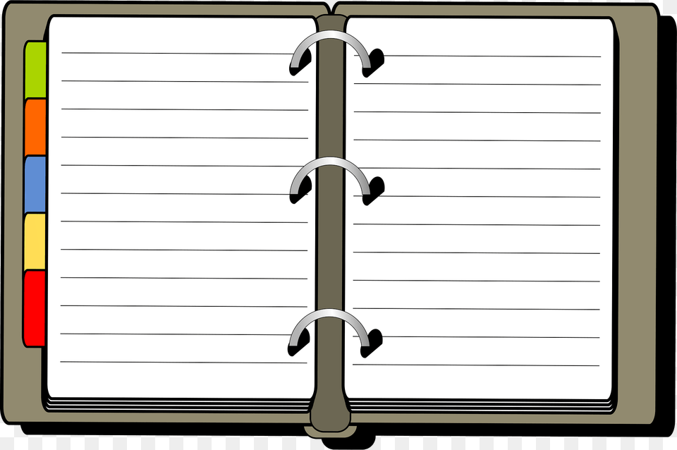 Organizer Clipart, Diary, Page, Text, Machine Png