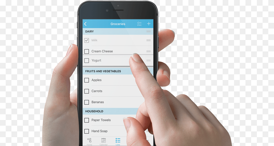 Organizing Cozi List Shopping List On Phone, Electronics, Mobile Phone, Texting, Text Png Image