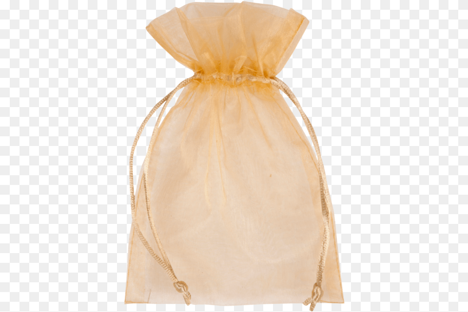 Organza 12x17cm Gold Bag, Clothing, Coat Free Png