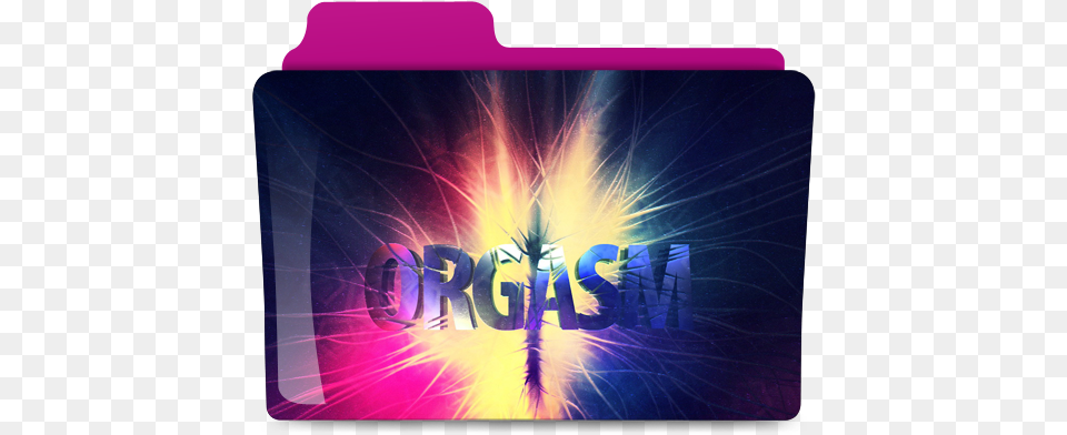 Orgasm Folder 3d Hd High Tech Iconpngeasy Fire, Purple Free Png