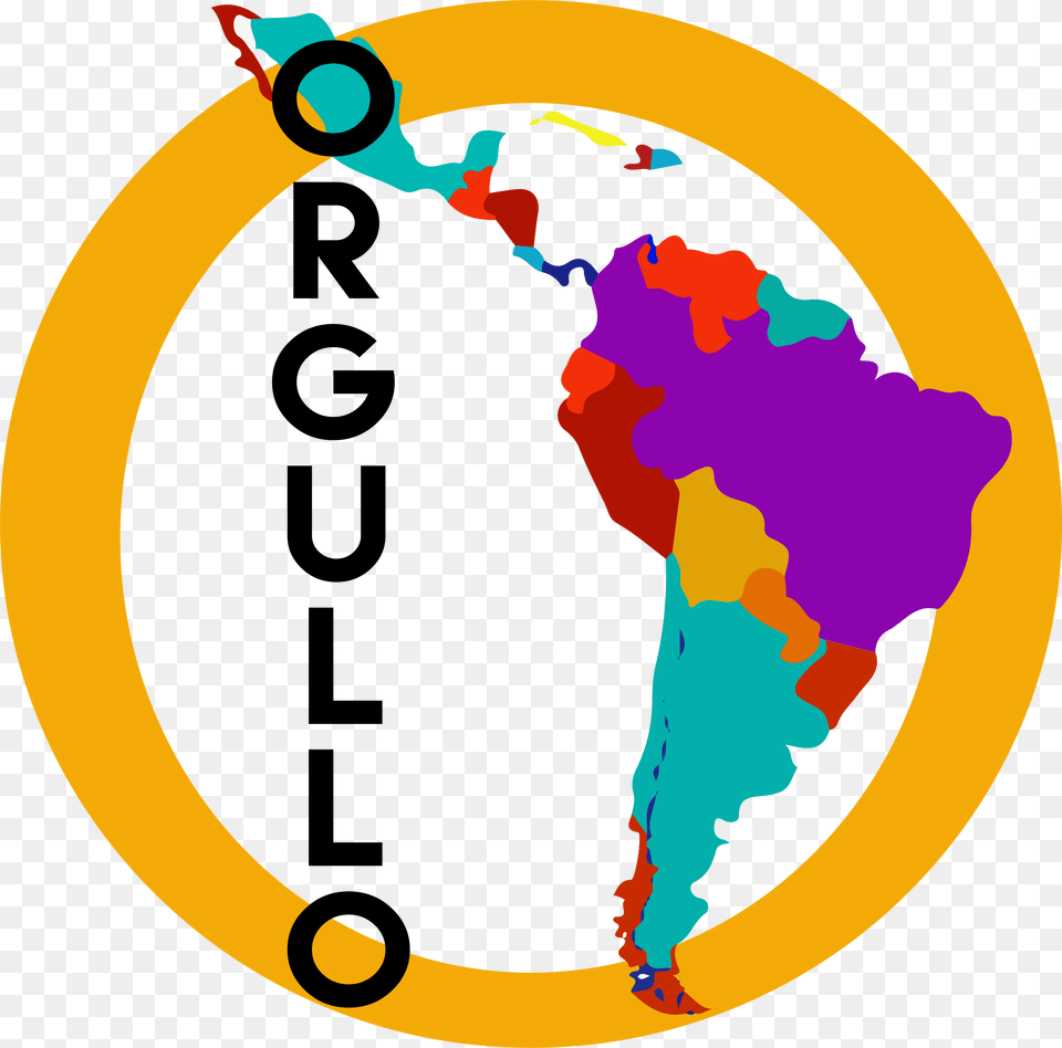 Orgullo Logo South America Called Latin America, Chart, Plot, Map Free Png