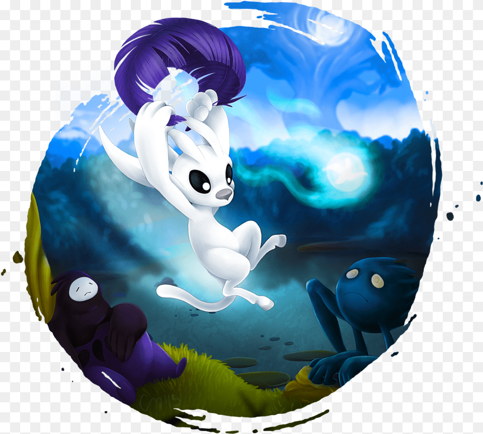 Ori And The Blind Forest By Kegawa D8qpbwa Ori And The Blind Forest Ori Icon, Sphere, Baby, Person, Outdoors Free Transparent Png