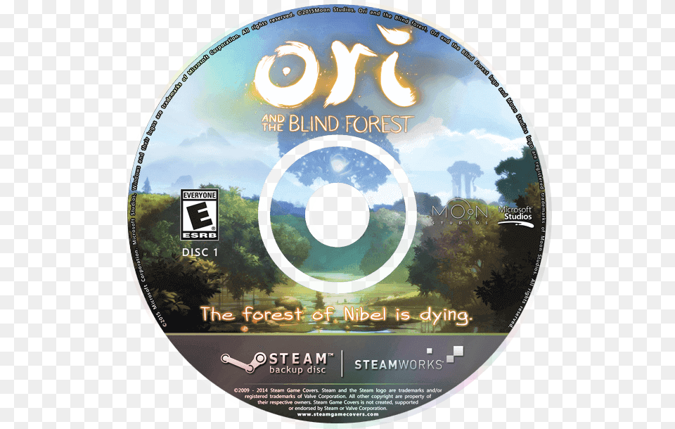 Ori And The Blind Forest Menu, Disk, Dvd Free Png Download