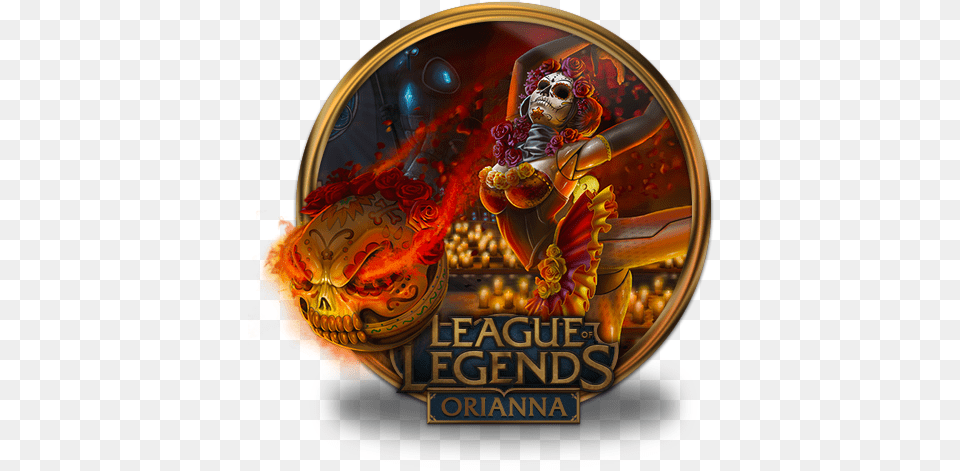 Orianna Icon Of League Legends Gold Border Icons Orianna Icons, Carnival Free Png Download