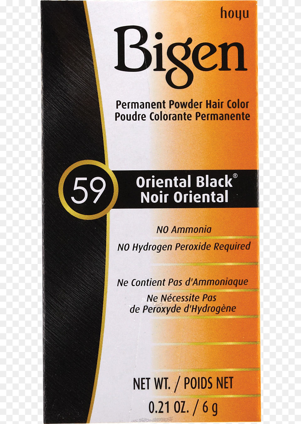 Oriental Black Permanent Powder Hair Color By Bigen Bigen Hair Dye Black, Advertisement, Book, Poster, Publication Free Png Download