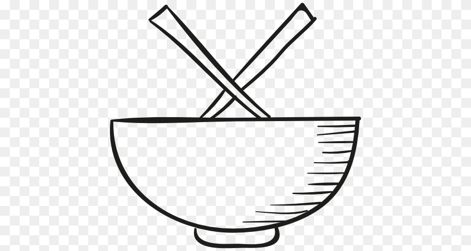 Oriental Chinese Food Asian Bowls Food Chopsticks Icon, Bowl, Soup Bowl Free Png