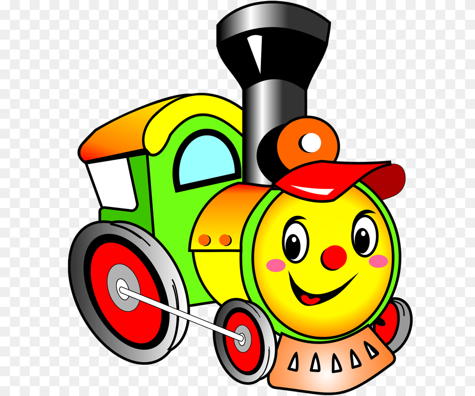 Orig Boy Cartoon Clip, Vehicle, Transportation, Train, Railway Free Png Download