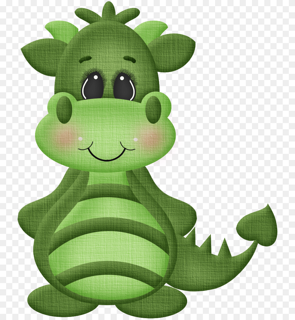 Orig Clipart Dragons, Green, Toy, Plush, Animal Png Image