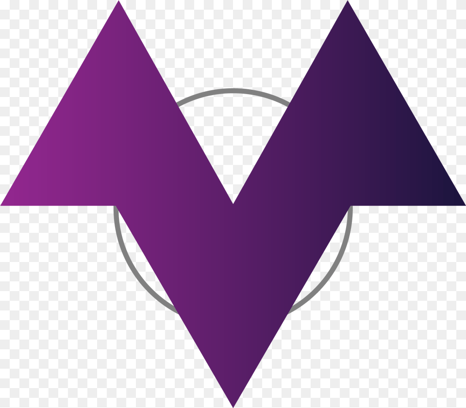 Origami, Purple, Triangle, Symbol, Logo Png Image