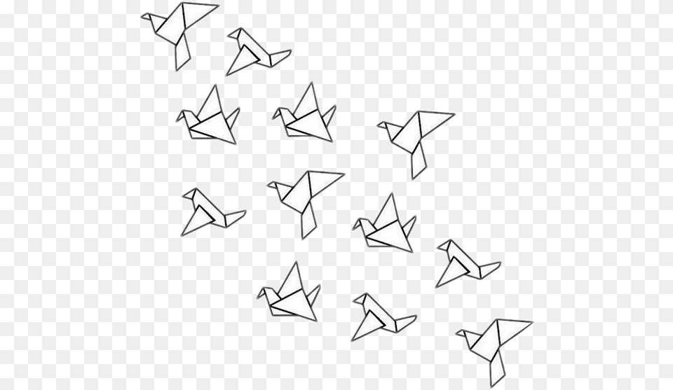 Origami Birds Drawing, Star Symbol, Symbol, Art, Paper Free Png