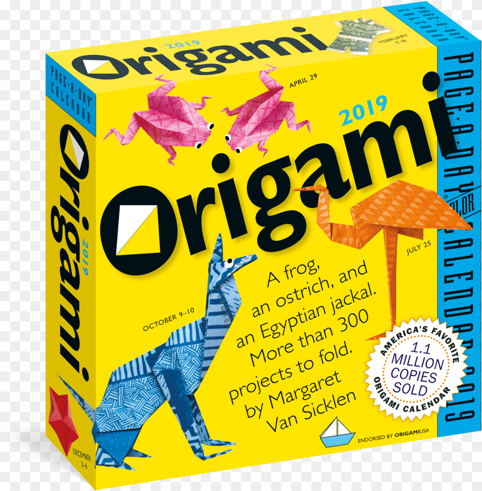 Origami Calendar 2019, Person, Advertisement, Food, Sweets Free Transparent Png