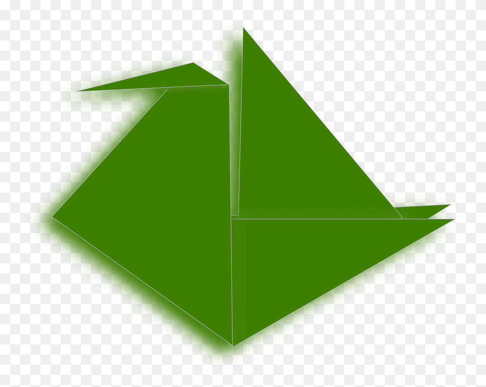 Origami Clipart, Green, Symbol Free Transparent Png