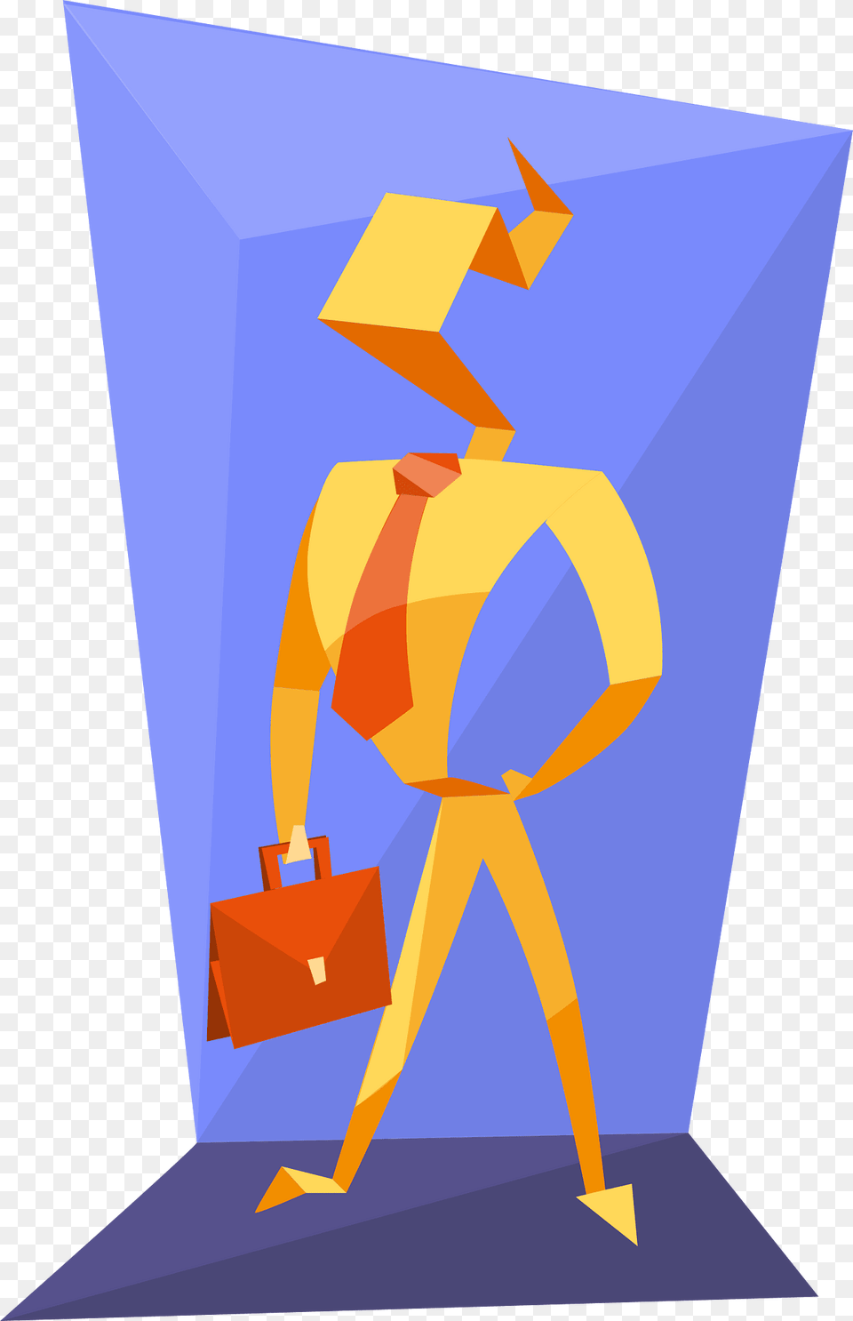 Origami Clipart, People, Person, Bag, Art Png Image