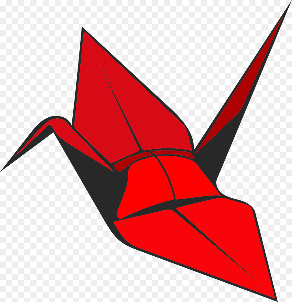 Origami Crane Clipart, Art, Paper, Animal, Fish Png