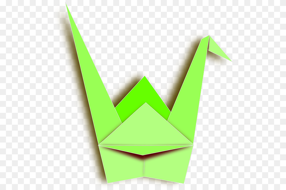 Origami Crane Gif Flying, Art, Paper, Device, Grass Free Transparent Png