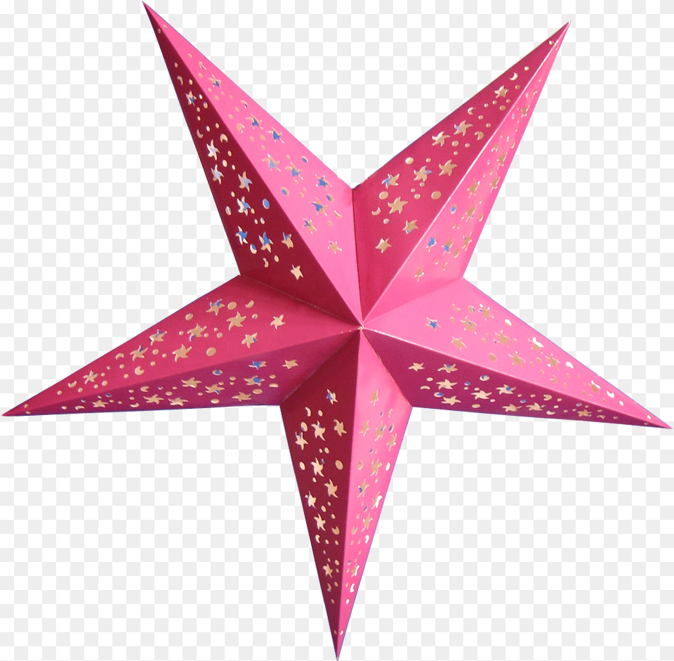 Origami Decoration Led Paper Lantern Star Shape Ceiling Julstjrna Grn, Star Symbol, Symbol, Animal, Bird Png