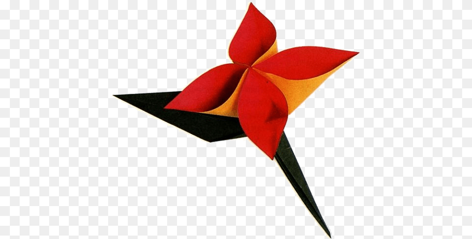 Origami Flower Transparent Image, Art, Paper, Plant, Blade Png