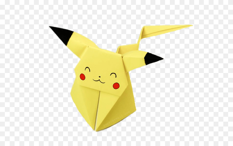 Origami Pikachu, Art, Paper, Aircraft, Airplane Png