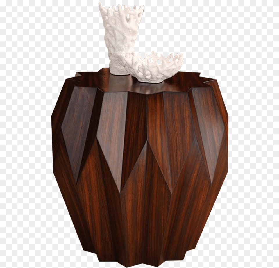 Origami Side Table Download Origami Table Global Views, Wood, Hardwood, Jar, Pottery Free Png