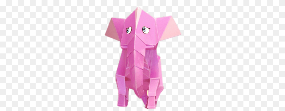 Origanimals Pink Elephant, Art, Paper, Origami, Baby Png Image