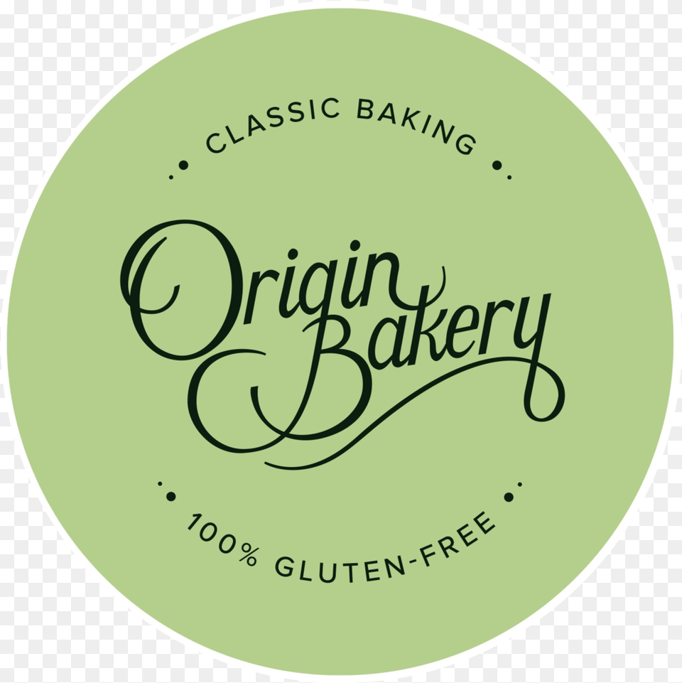Origin Logo Origin Bakery, Disk, Text, Green Free Transparent Png