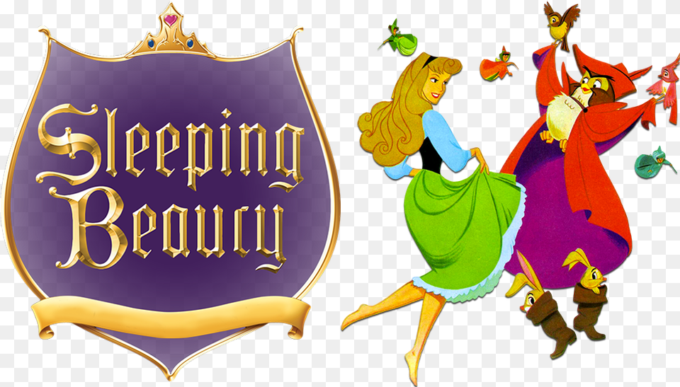Original 1959 Sleeping Beauty, Logo, Person, People, Baby Png