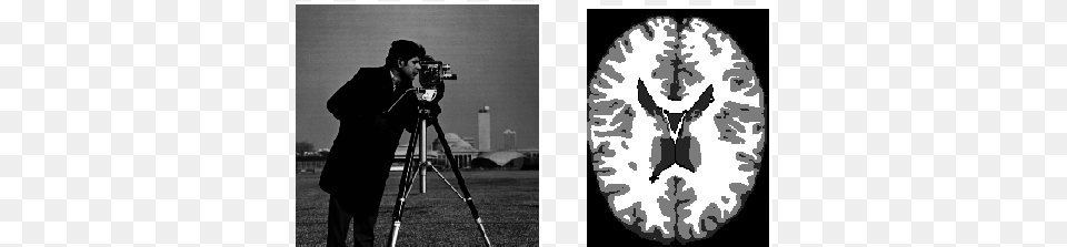 Original 39cameraman39 And Phantom Of A Brain Monochrome, Photography, Tripod, Adult, Male Png Image