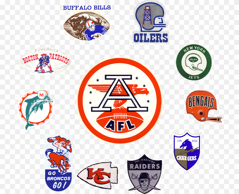 Original Afl Decals American Football League, Badge, Logo, Sticker, Symbol Free Png Download